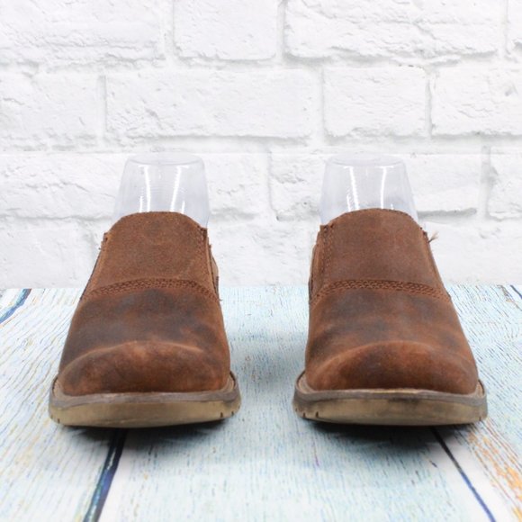 TIMBERLAND Leather Mule Clog Comfort Slip On 8 M - Picture 4 of 9